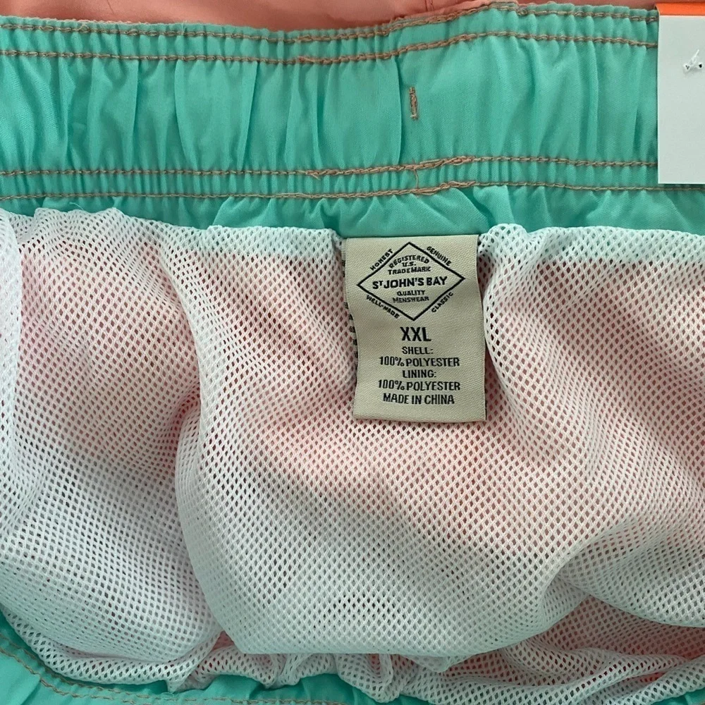 St. John's Bay Men's Swim Shorts NWT Size XXL